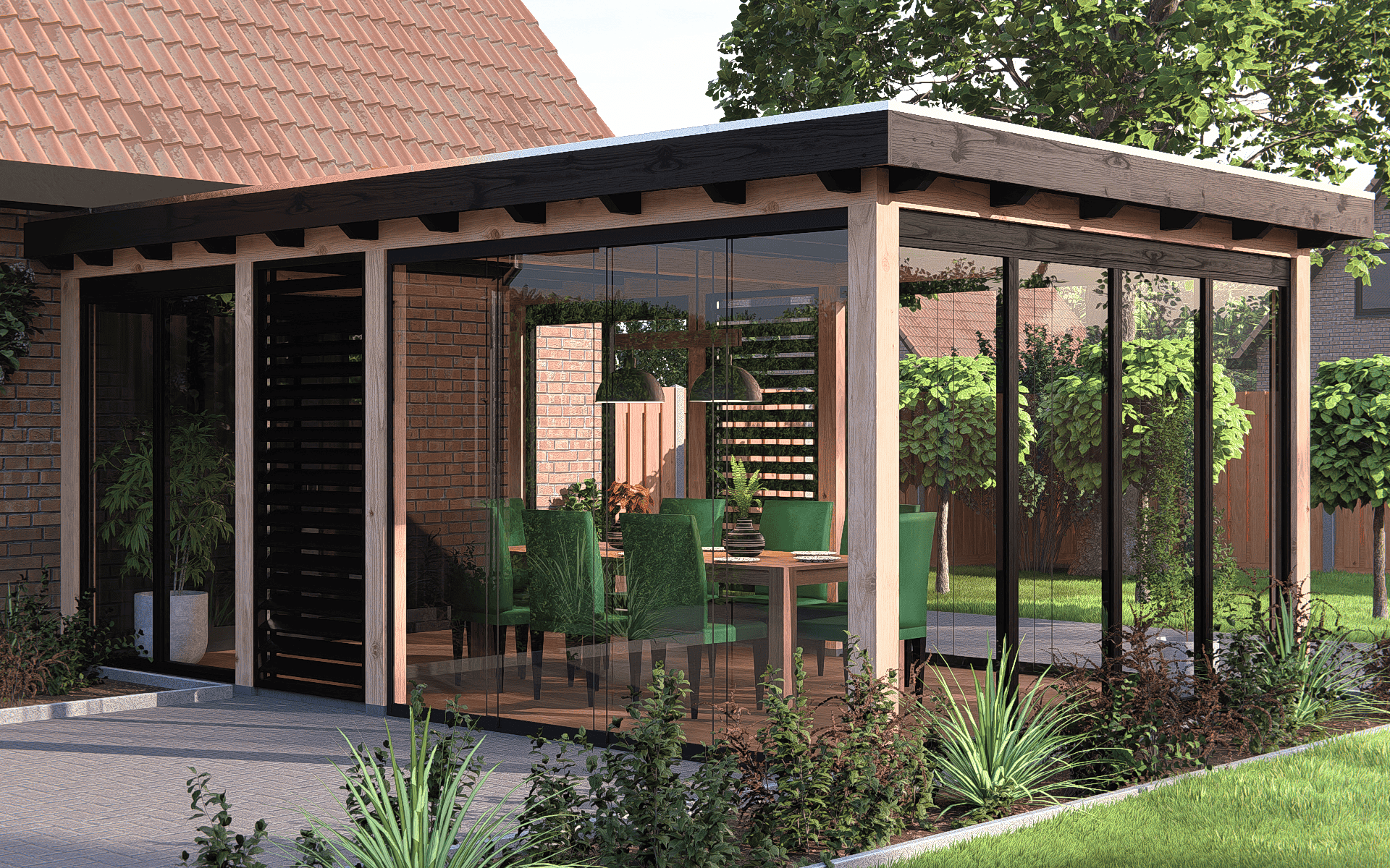 Bergamo Veranda - 6460x4260 - 50 graden vierkant